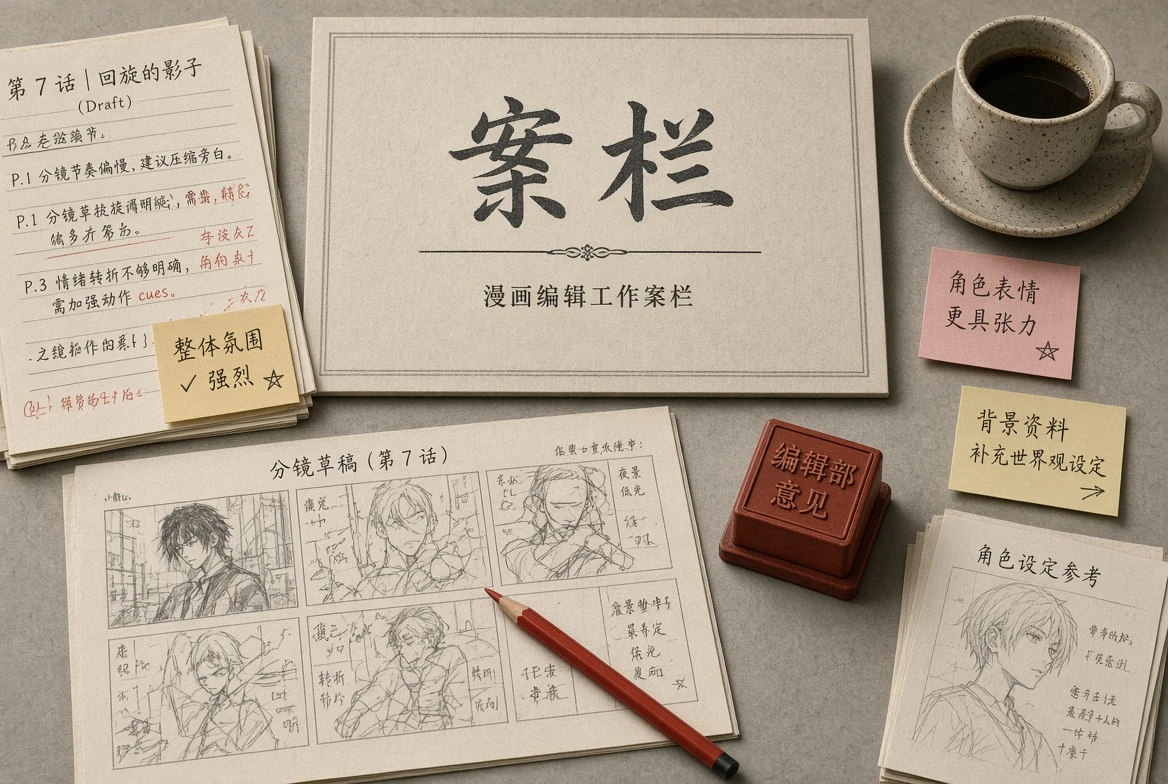 案栏编辑流程