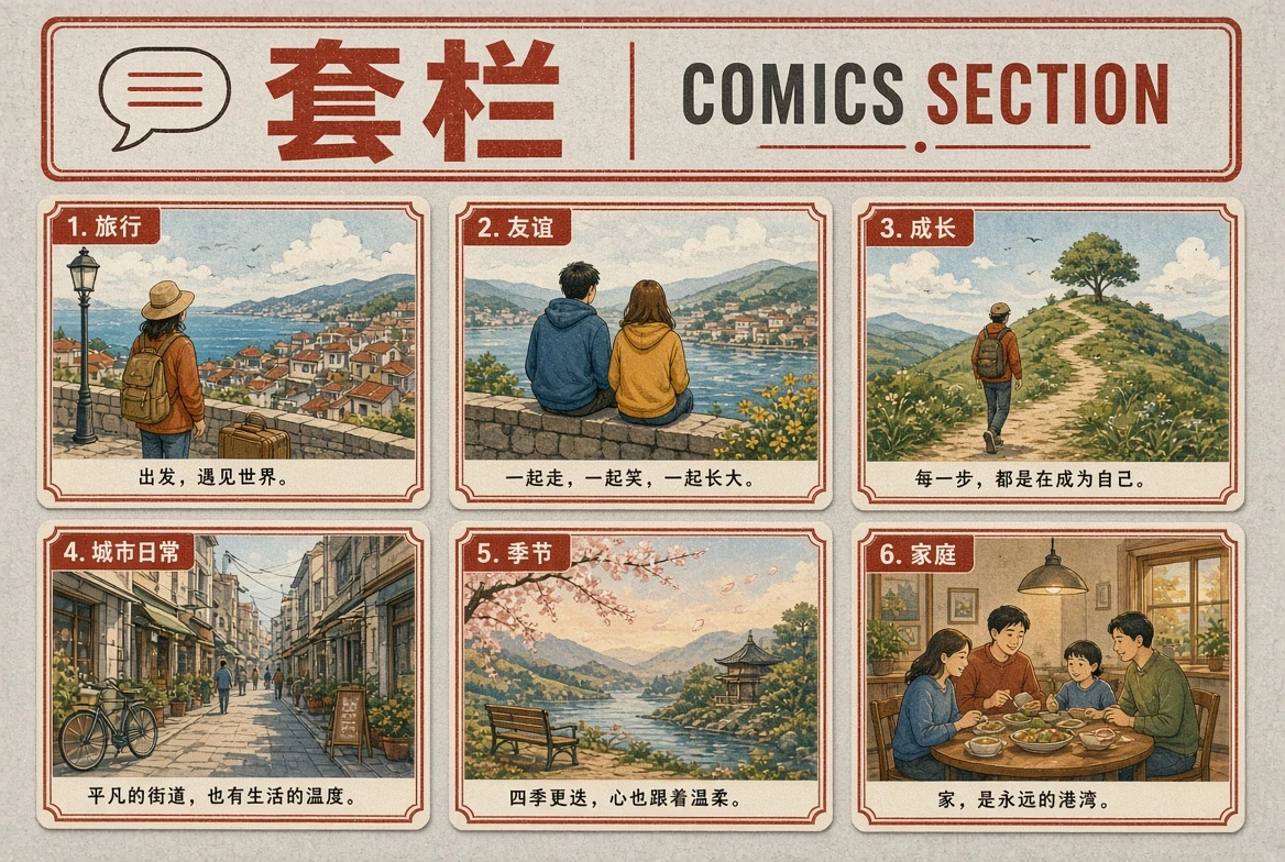 套栏题材集合